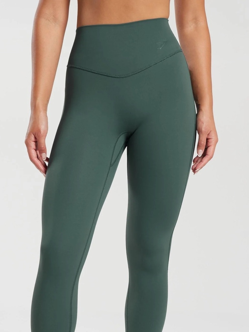 Gymshark elevate leggings in fog green